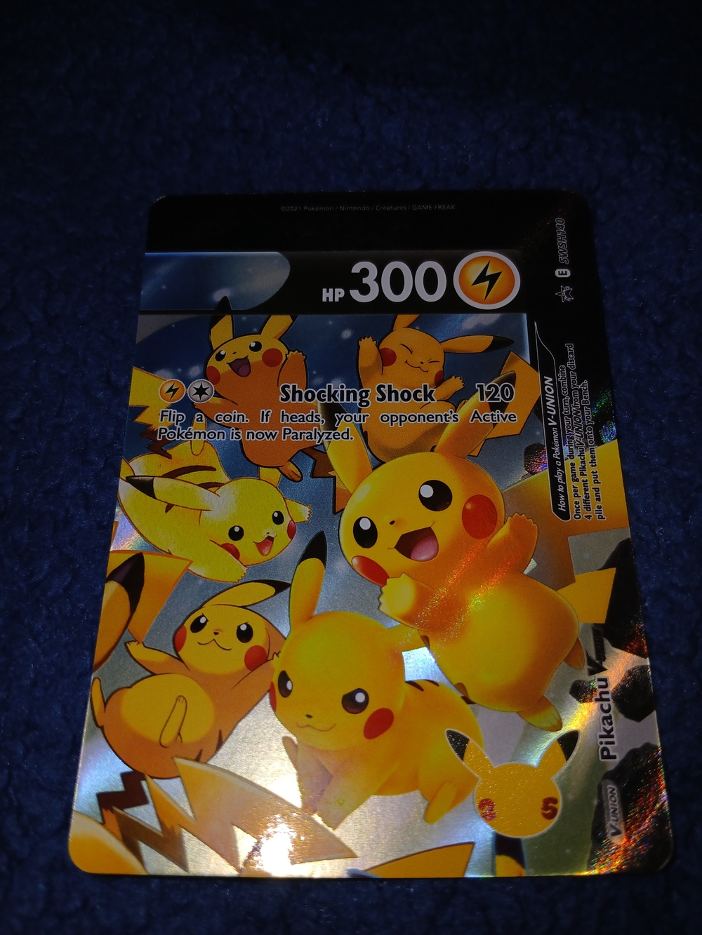 Pikachu Pokémon Trading Card – Yellow